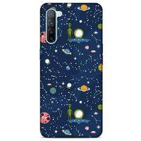 Oppo Reno 3 Uyumlu Kılıf Mavi Delisi (25) Antişok Kapak Space