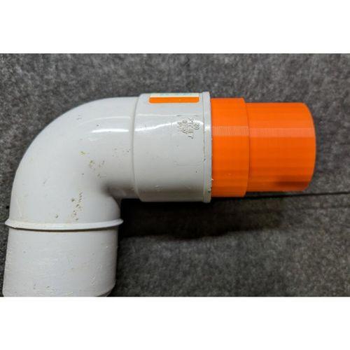 50mm PVC Boru için Erkek Uzatma 3D Baskı (Bu ürün Sadece Plastik parçadır - Almadan Önce Soru Sorabilirsiniz)