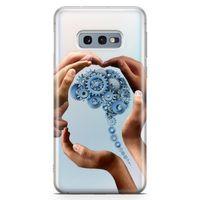 Samsung Galaxy S10e Kılıf Beyin Makinesi Arka Kapak Koruma Desenli Full Koruyucu