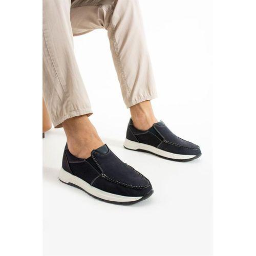 Hammer Jack Mosko Hakiki Deri Lacivert Nubuk Erkek Ayakkabı