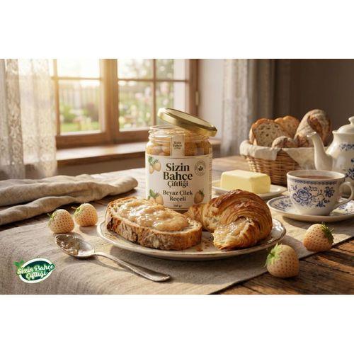 Beyaz Çilek (Pineberry) Reçeli 360 gr.