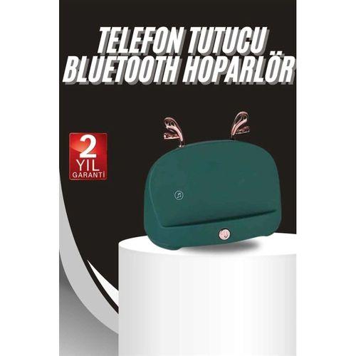 Bluetooth Hoparlör Uzun Pil Ömrü Yüksek Ses Kaliteli Kablosuz Telefon Tutma