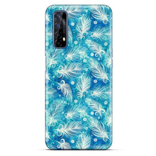 Oppo Realme 7 Kılıf Desenli Özel Seri Tüyler (42) Rugged Armor Kılıf