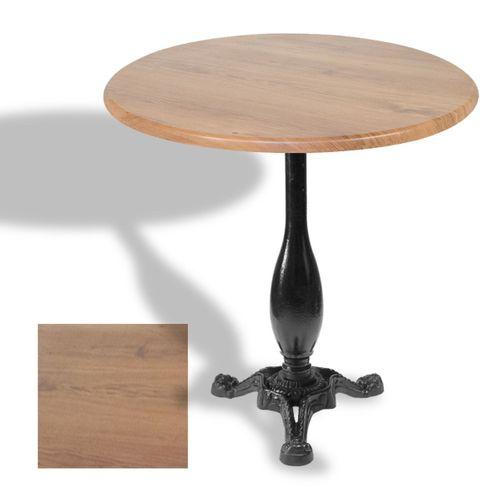 Dockers Çipa 2015 Döküm Ayak Yuvarlak Masa Çap 90cm - (Werzalit, Wermodin ve Allzalit Tabla) - Novagento