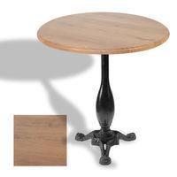 Dockers Çipa 2015 Döküm Ayak Yuvarlak Masa Çap 90cm - (Werzalit, Wermodin ve Allzalit Tabla) - Novagento