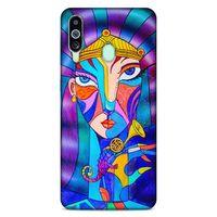 Lopard Samsung Galaxy M40 Uyumlu Kılıf Sürreal Yüzler ♀ (49) Ultra Silikon Kılıf Baskılı