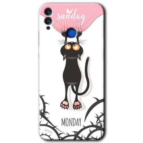 Honor 8x HD Baskılı Kılıf + 9D Tam Ekran Koruyucu - Dark Sunday