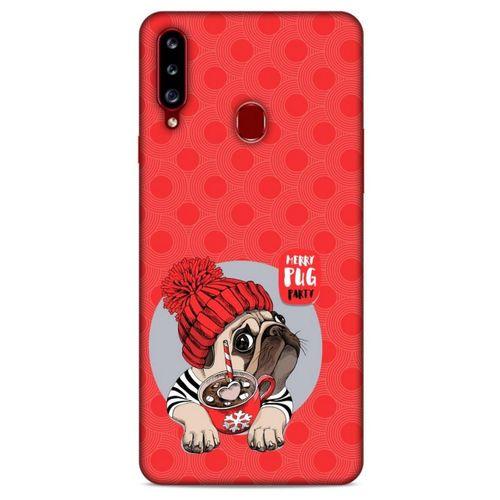 Animax Bereli Pug Samsung Galaxy A20s Kılıf Desenli Silikon