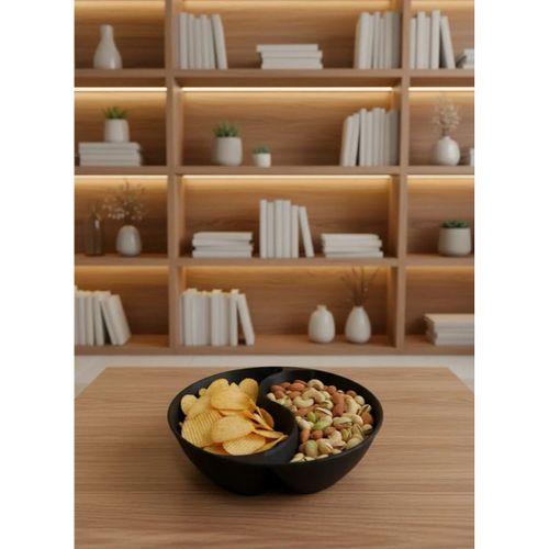 Siyah Çerezlik Kase Seti 4 Adet 3x12 Cm