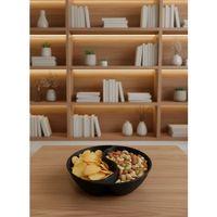 Siyah Çerezlik Kase Seti 4 Adet 3x12 Cm