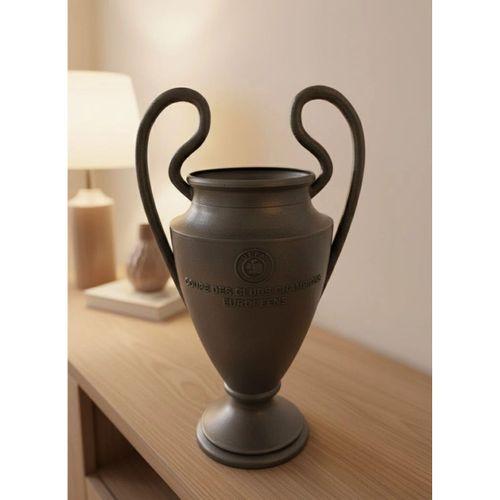 Füme Kupa 25cm Uefa Model Dekoratif Ödül Biblosu