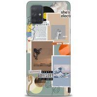 Samsung Galaxy A51 Kılıf HD Baskılı Kılıf - Fıght Like a Girl + Tam Ekran Koruyucu