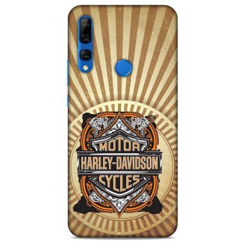 Huawei Y9 Prime 2019 Uyumlu Kılıf Motorsiklet (5) Koruma Kabı Harley Davidson