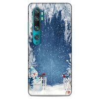 Xiaomi Mi Note 10 Kılıf Snowix (6) Silikon Kılıf Açık Mavi