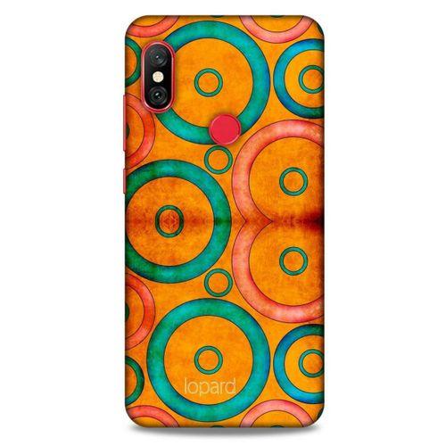Xiaomi Redmi Note 6 Pro Kılıf Pastel Renkler (39) Liquid Crystal Kılıf Turuncu Yeşil