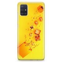 Samsung Galaxy A51 Kılıf Alışveriş Çantası Arka Kapak Koruma Desenli Full Koruyucu