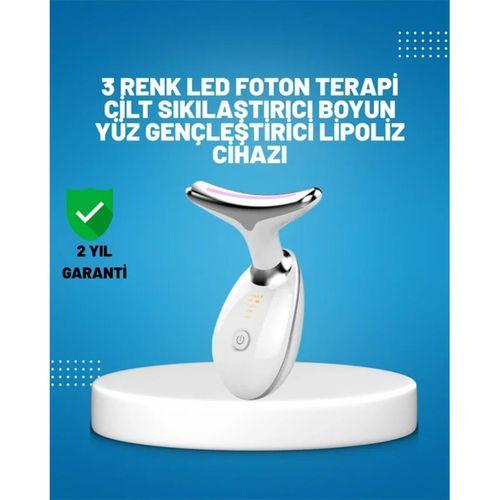 3 Modlu Boyun Ve Yüz Bakım Cihazı – Ems, Temizleme, Sıcak Masaj Ve Renkli Işık Terapi Özellikli