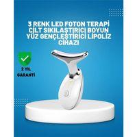 3 Modlu Boyun Ve Yüz Bakım Cihazı – Ems, Temizleme, Sıcak Masaj Ve Renkli Işık Terapi Özellikli