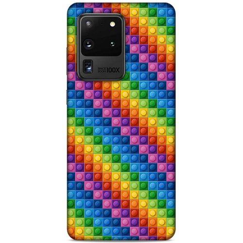 Lopard Samsung Galaxy S20 Ultra Uyumlu Kılıf BloX (3) Kapak Karışık Çok Renkli