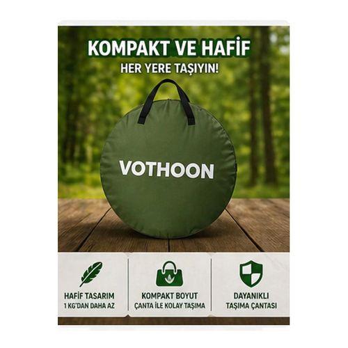 Otomatik Kabin Giyinme Çadırı 120x120x190 Cm Üst Havalandırma Yan Pencereli Duş & Wc Çadırı