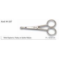 Europe Aplike Ve Nakış Makası Kıvrık Küt Uçlu No:4 10,16 Cm