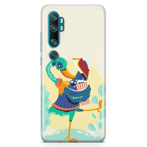 Xiaomi Mi Note 10 Kılıf Entel Ördek Arka Kapak Koruma Desenli Full Koruyucu