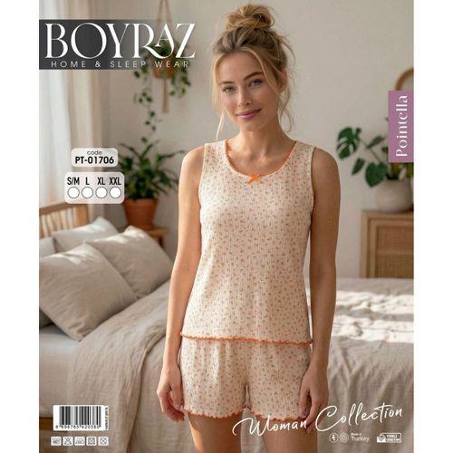Boyraz Pt-01706 Kadın Pointella Şortlu Takım
