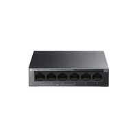 TP-LINK LS106P, Green Tech, 6 Port, MeggaBit, 4 Port PoE+ 65W, Metal Kasa, Yönetilemez, Masaüstü Switch