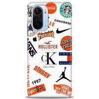 Xiaomi Poco F3 Kılıf HD Baskılı Kılıf - Stussy + Tam Ekran Koruyucu