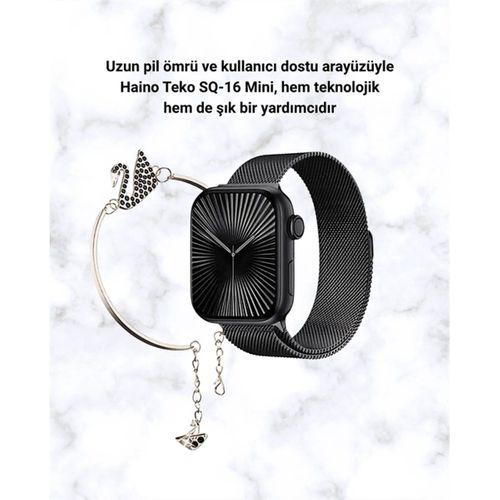 SQ-16 Mini Series 10 Akıllı Saat – 3 Kordon + Hediye Bileklik