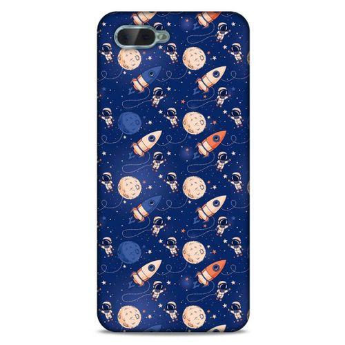 Oppo Rx17 Neo Uyumlu Kılıf Mavi Delisi (30) Silicone Case Galaksi