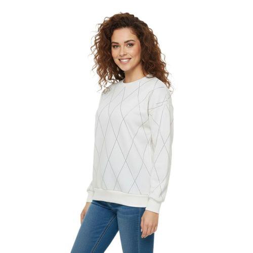 Kadın Sıfıryaka Sweatshirt Taşlı BGL-ST05060
