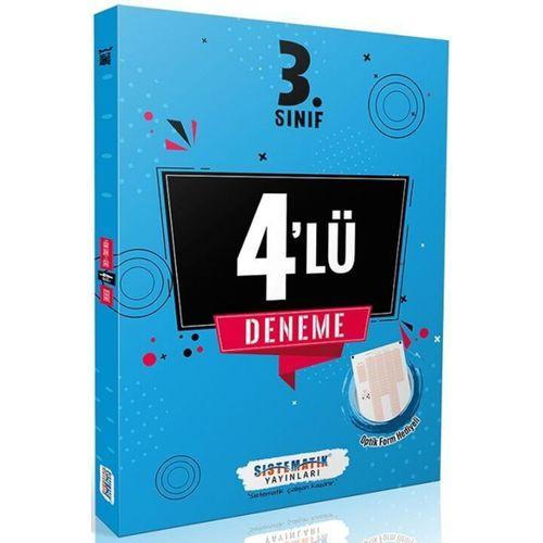 3. Sınıf Tüm Dersler 4 lü Deneme Sistematik Yayınları