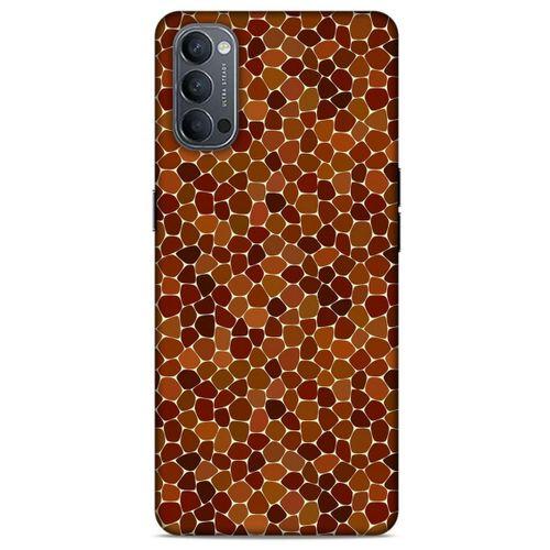 Oppo Reno 4 Kılıf Baskılı Özel Seri Taşlı (13) Silikon Kap