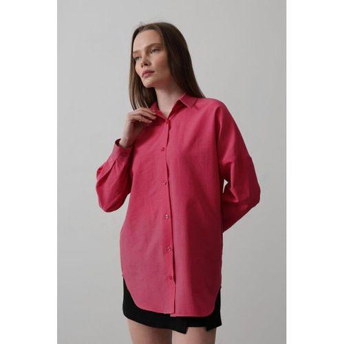 Uzun Kol Gömlek - Fuşya