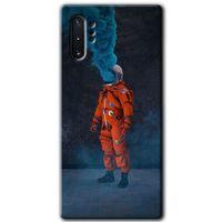 Galaxy Note 10 Plus Kılıf HD Desen Baskılı Arka Kapak - Smoke Astronot