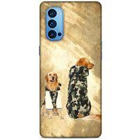 Oppo Reno 4 Pro Kılıf Köpek Kıyafetleri (32) Soft Silikon Kılıf Golden Kapişonlu Polar