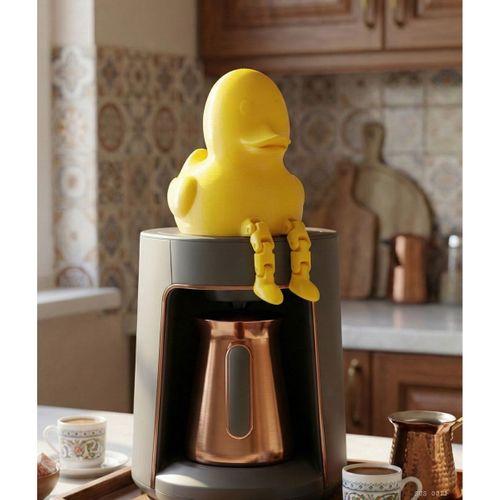 Sarkık Ayaklı Sarı Ördek Dekor Biblo