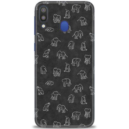 Samsung Galaxy M20 Kılıf HD Baskılı Kılıf - Filler + Tam Ekran Koruyucu