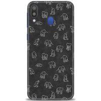 Samsung Galaxy M20 Kılıf HD Baskılı Kılıf - Filler + Tam Ekran Koruyucu