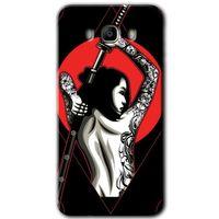 Galaxy J7 2016 Kılıf HD Desen Baskılı Arka Kapak - Samurai Girl