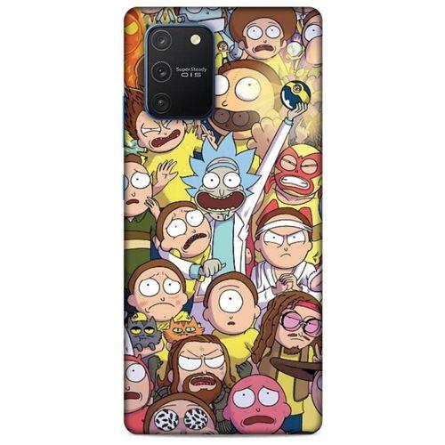 Samsung Galaxy S10 Lite Uyumlu Kılıf Rick And Morty (34) Slim Armor Kılıf Manager Morty