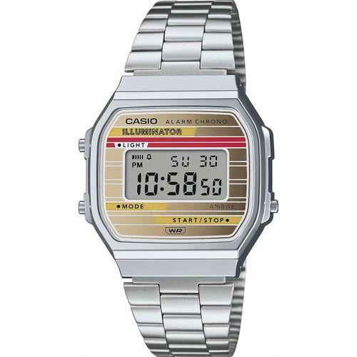 Casio A168WEHA-9ADF Retro Quartz Dijital Çelik Gri 36 mm Erkek Kol Saati