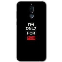 Huawei Mate 10 Lite Kılıf HD Desen Baskılı Arka Kapak + Temperli Cam - For You