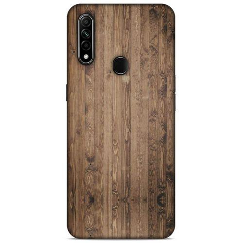 Lopard Oppo A31 Uyumlu Kılıf Wood'X (6) Silikon Kılıf Desenli