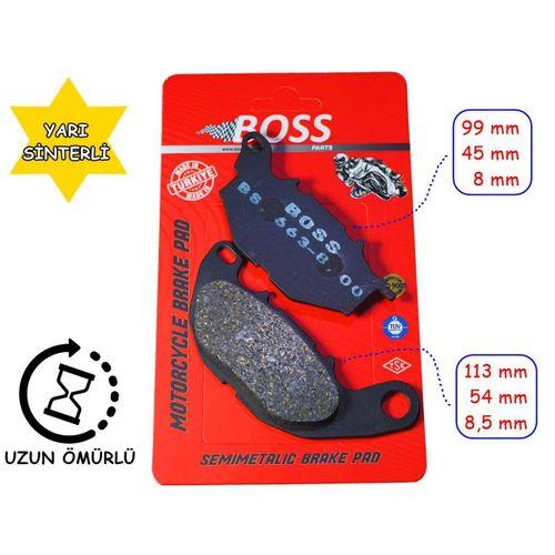 YAMAHA Yamaha R25 Mt-25 Ön Fren Disk Balatası Boss Fa663