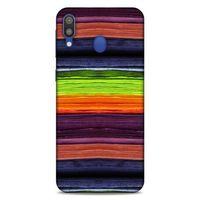 Lopard Samsung Galaxy M20 Uyumlu Kılıf Wood'X (27) Tasarımlı Kılıf Baskılı