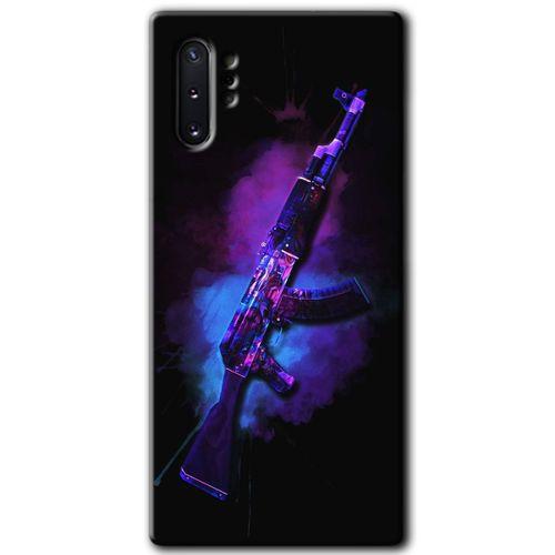 Potkal Hediye Fabrikası Samsung Galaxy Note 10 Plus HD Baskılı Kılıf + 9D Tam Ekran Koruyucu - AK