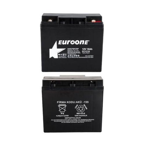 Euroone EO1218 12 Volt 18 Amper Bakımsız Kuru AGM Akü