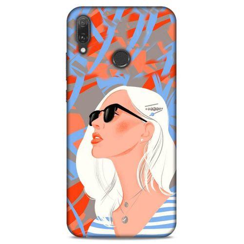 Lopard Huawei Y9 2019 Uyumlu Kılıf Sürreal Yüzler ♀ (13) Silikon Kap Baskılı